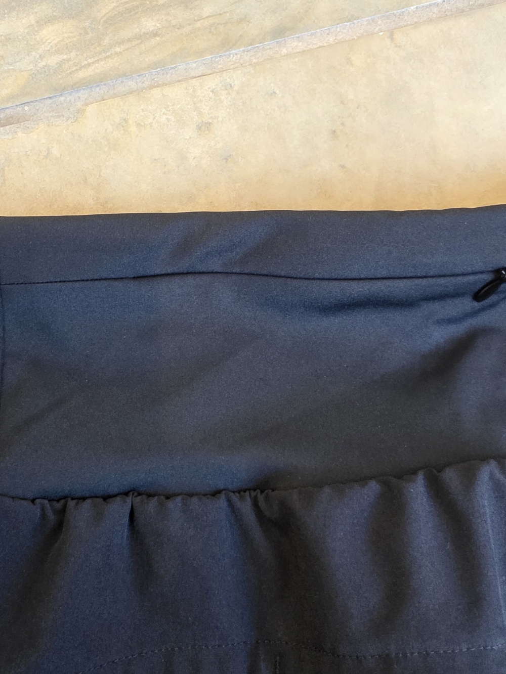 Classic Black Women's Skirt - Sleek Waistband Design